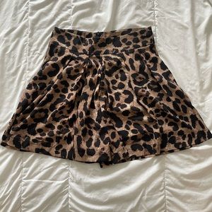 Leopard shorts